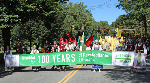 Lithuanian Cultural Garden in the Parade of Flags at 2018 One World Day