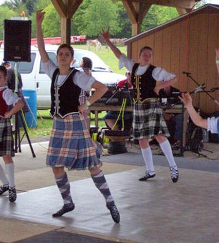 Scottish Beltane Festival - girl dancers