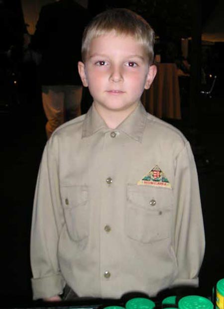 Young Hungarian Boy Scout Gregory Michal Pal