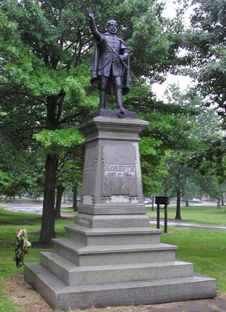 Louis Lajos Kossuth statue in Cleveland Ohio