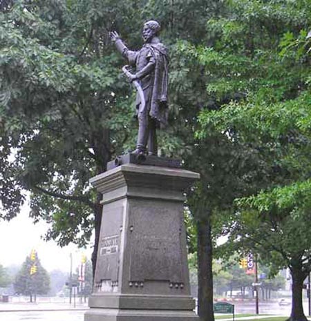 Louis Lajos Kossuth statue - Father of Hungarian Democracy - photos by Dan Hanson