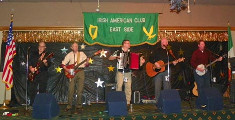 Callahan and O'Connor band at Irish Club