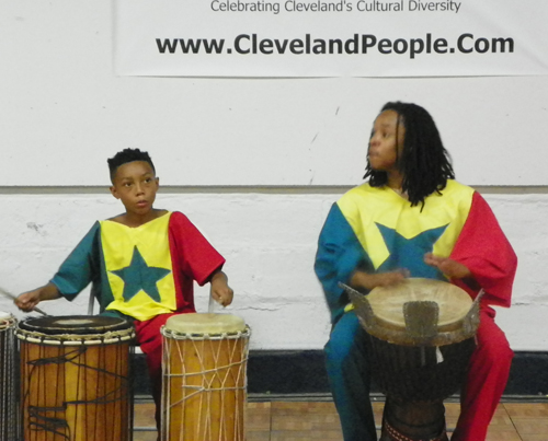 African Soul International Dance Troupe drummers