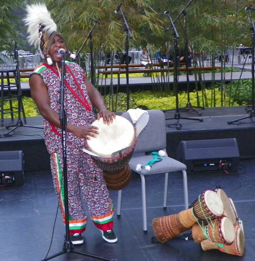 West African drum performance by Sogbety Diomande
