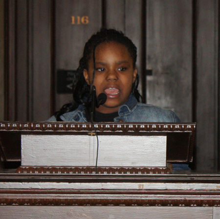 Community Reflection at Black History Month event at Cleveland City Hall