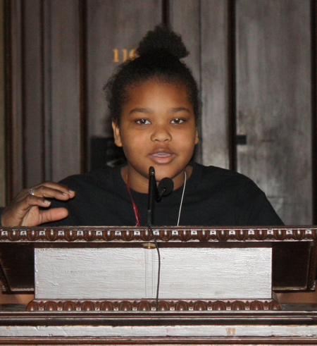 Community Reflection at Black History Month event at Cleveland City Hall