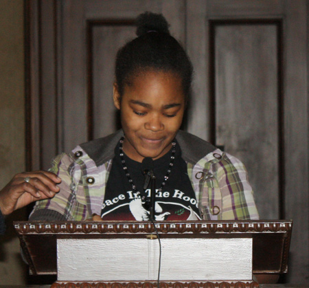 Community Reflection at Black History Month event at Cleveland City Hall