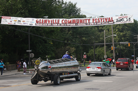 Glenville Parade and Festival sign