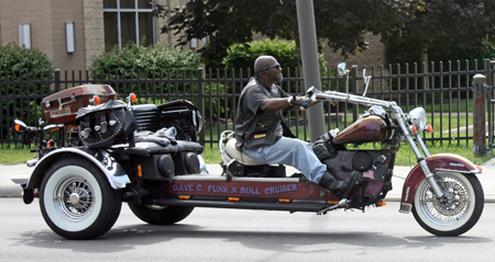 Cool motorcycle at Glenville Parade