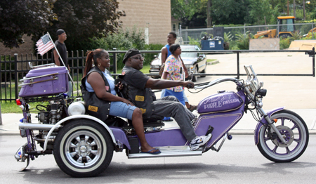 Cool motorcycle at Glenville Parade