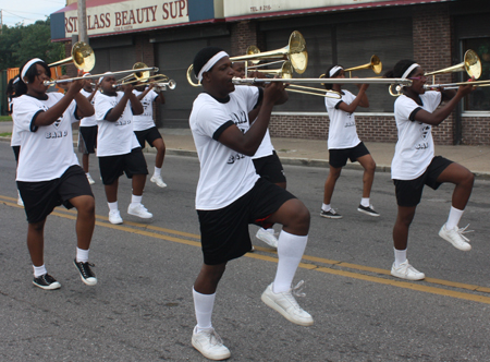 Shaw High School Marching Band from East Cleveland in Glenville Parade