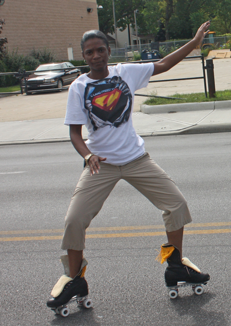 Skater at Glenville Parade