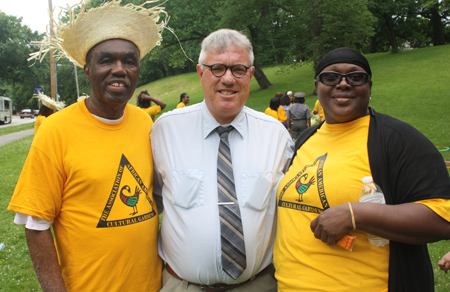 Dr Eugene Jordan, Michael Patterson and BeLynda Washington