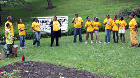 African American Garden group on Juneteenth