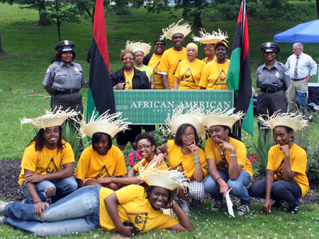 African-American Garden volunteers