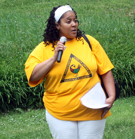 singing in the African American Garden