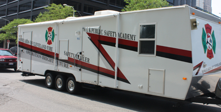 Cleveland Firefighters Fire Safety Truck