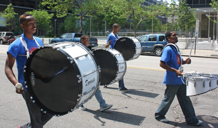 Parade drummers