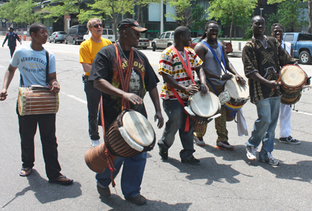 Drummers at the Parade