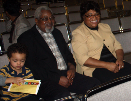 Crowd at Black History Month celebration in Cleveland City Hall