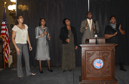 Pastor Anthony Parker and the Youth for Holiness choir