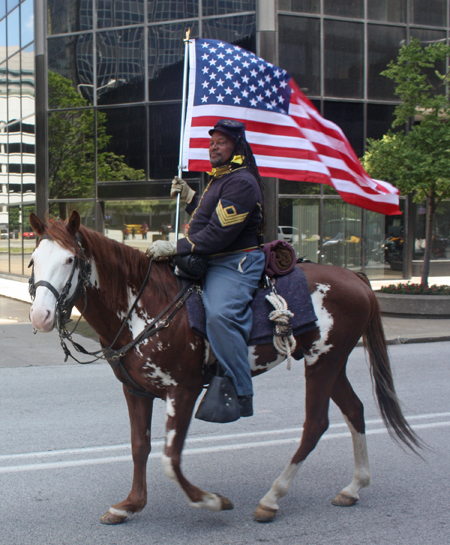 Buffalo Soldier in the Parade