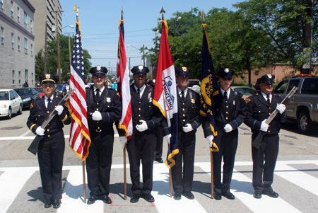Cleveland Police Color Guard led the Parade