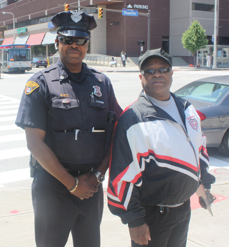 Officer Gregory Green and Lynn Hampton