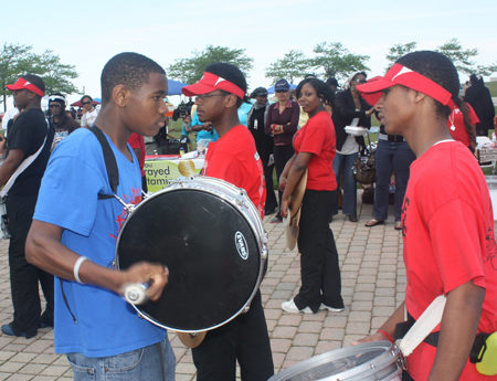 Cleveland School and Glenvile drummers drum competition