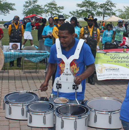 Cleveland School and Glenvile drummers drum competition