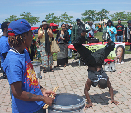 Cleveland School and Glenvile drummers drum competition