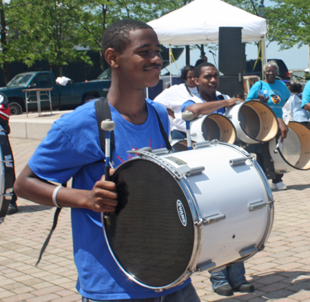 Cleveland School and Glenvile drummers drum competition