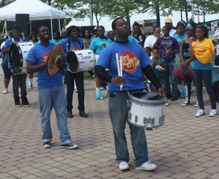 Cleveland School and Glenvile drummers drum competition