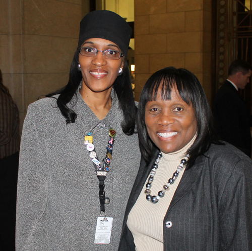 Jacqueline Muhammad and Yvonne Pointer