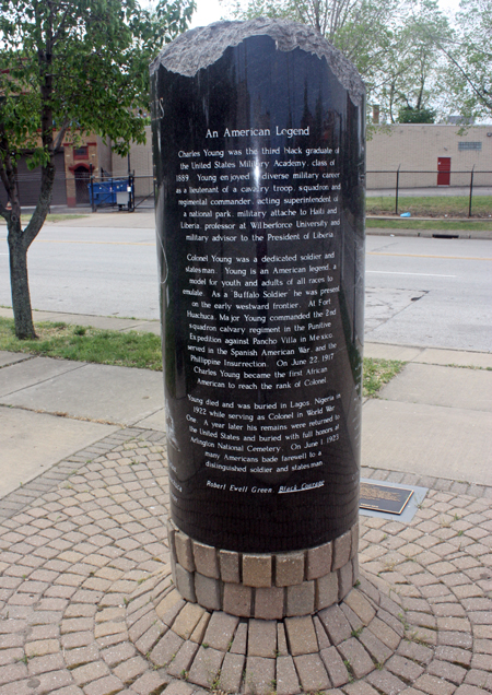 Colonel Charles Young monument in Cleveland