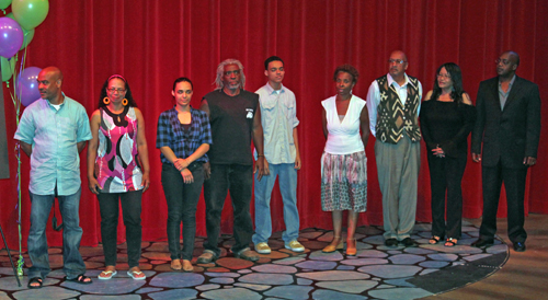 apprentices who worked with and learned from muralist Kent Twitchell