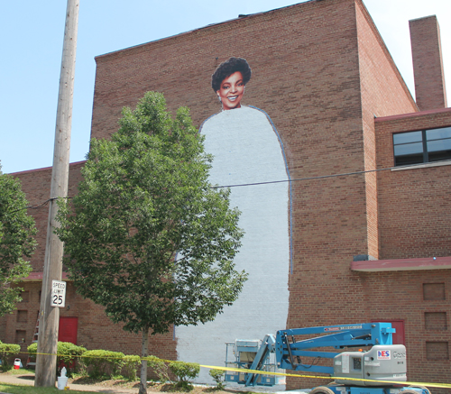 Ruby Dee Mural at Karamu House