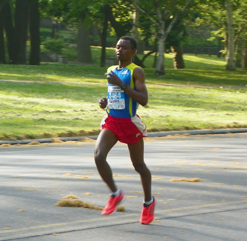 Cleveland Marathon runner