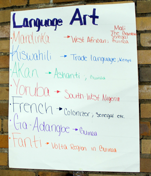 Peace in the Hood language poster