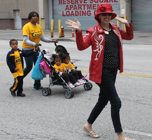 Judge Marilyn Cassidy at the African-American heritage Parade