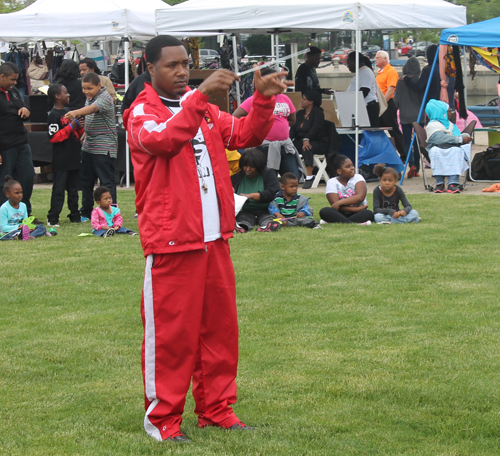 Shaw High School Marching Band performed at the African-American Unity Festival in Voinovich Park