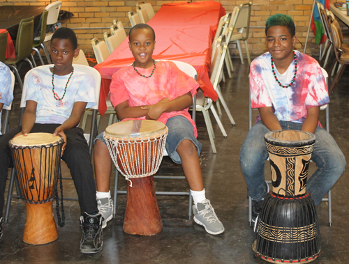 Cleveland Peace Camp 2014 drummers