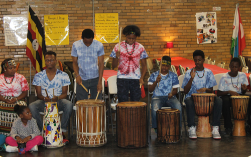 Cleveland Peace Camp 2014 drummers