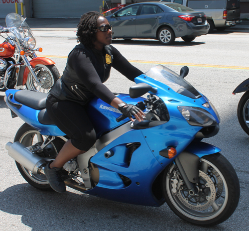 Motorcycle at Cleveland African-American Heritage Umoja Parade