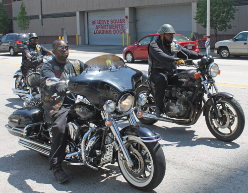 Motorcycle at Cleveland African-American Heritage Umoja Parade