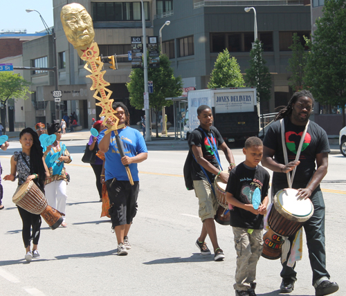 African American Gardens at Cleveland African-American Heritage Umoja Parade