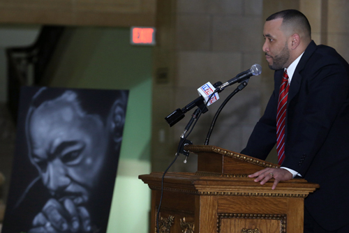 speaker at Cleveland Black History Month 2015 event