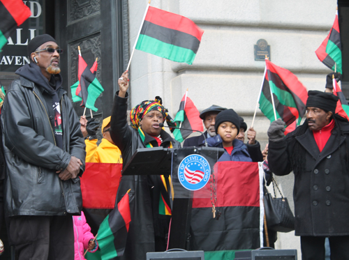 African-American flag raised over Cleveland City Hall