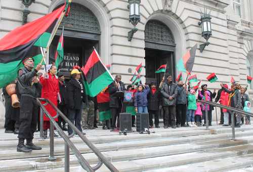 City Hall steps