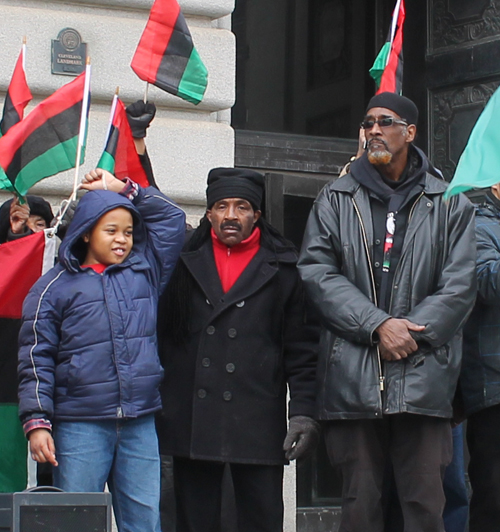 African-American flag raised over Cleveland City Hall